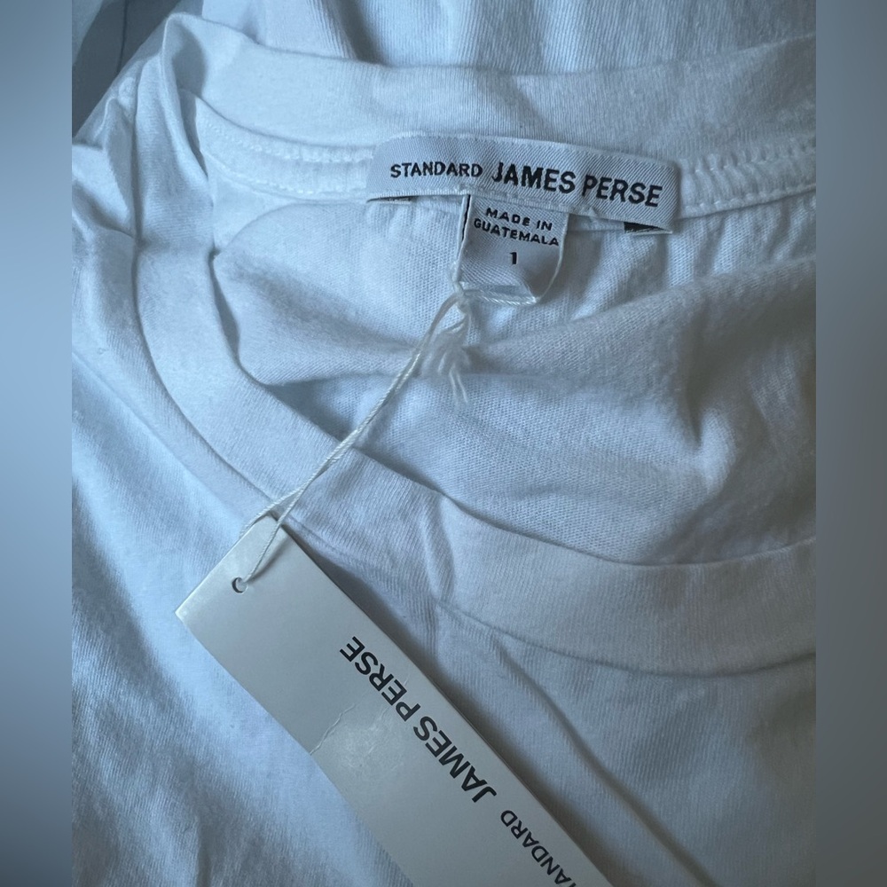 NWT $75 James Perse 100% cotton Vintage boy t-shirt size 1 - Picture 4 of 4
